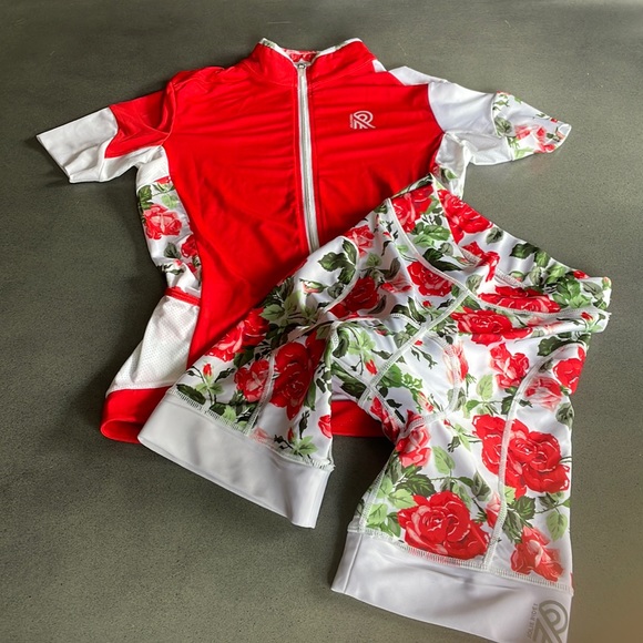Jolie Ride cycling bike roses floral sets